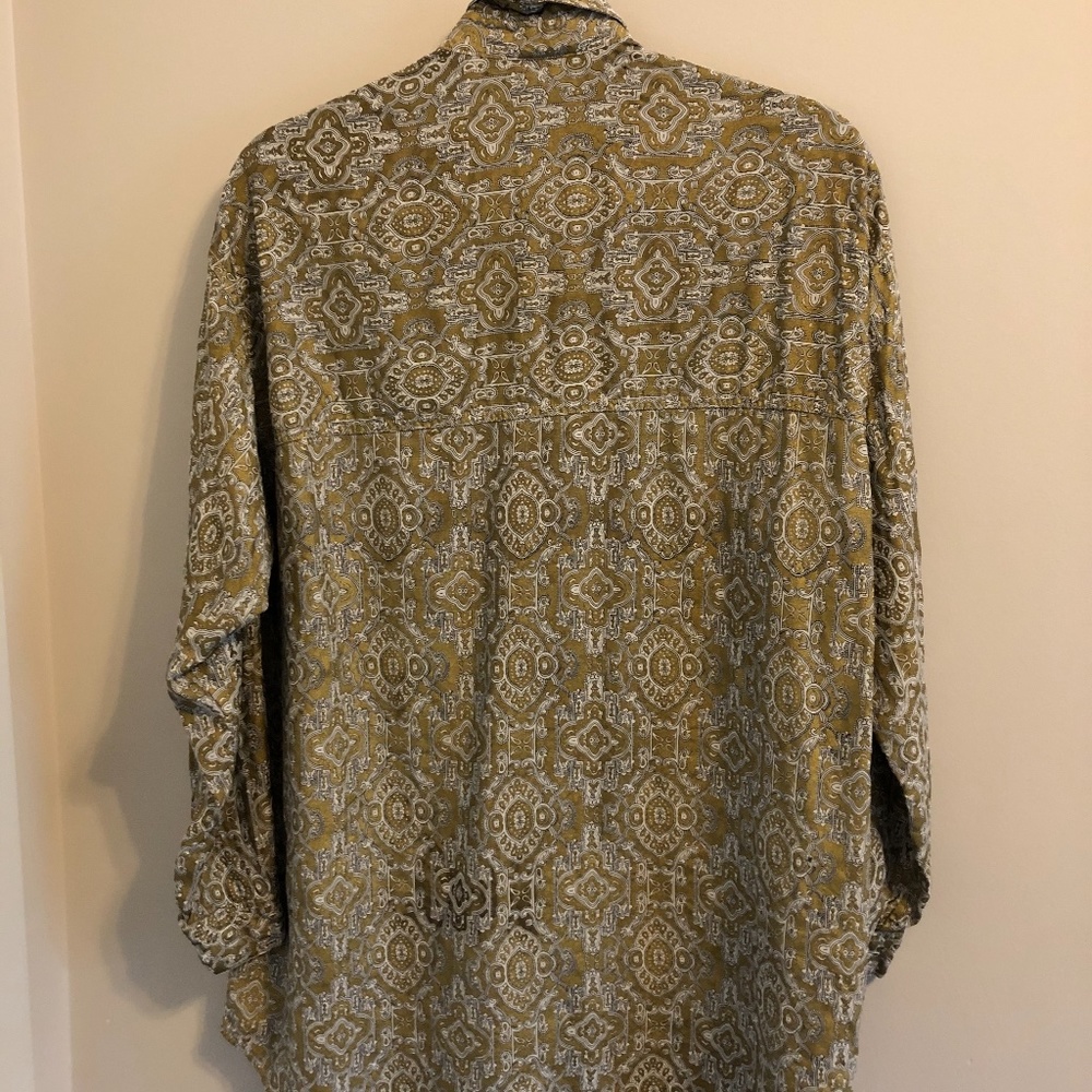 Vintage 80's Limited Express 1987 Collection White/Gold tunic shirt - Picture 5 of 5